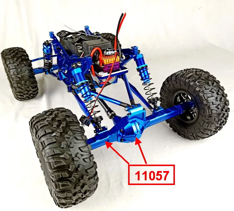 RC детали для усовершенствования автомобиля, VRX 11057 задняя ось(Алюминий) для 1:10 RC Гусеничный подходит VRX RH1043/1045/1045SC/1046/1047