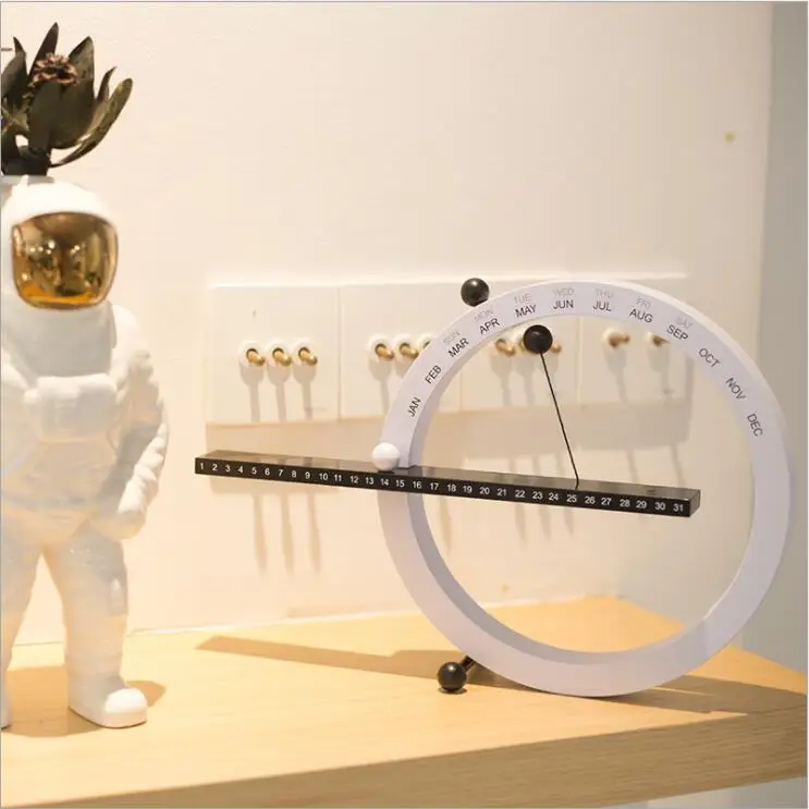 2020 новый творческий Настольный календарь ручной Постоянный Календарь механизм