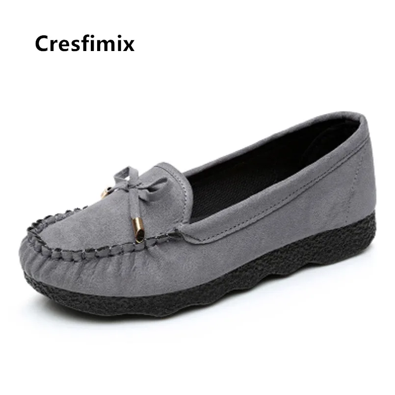 Cresfimix vrouwen platte schoenen/женская модная удобная обувь на плоской подошве светильник
