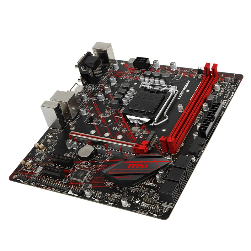 Материнская плата Msi B360M игровой плюс 32G 6 * SATA 2400 МГц ГБ/сек. LGA1151 8 канальный HD Audio DDR4