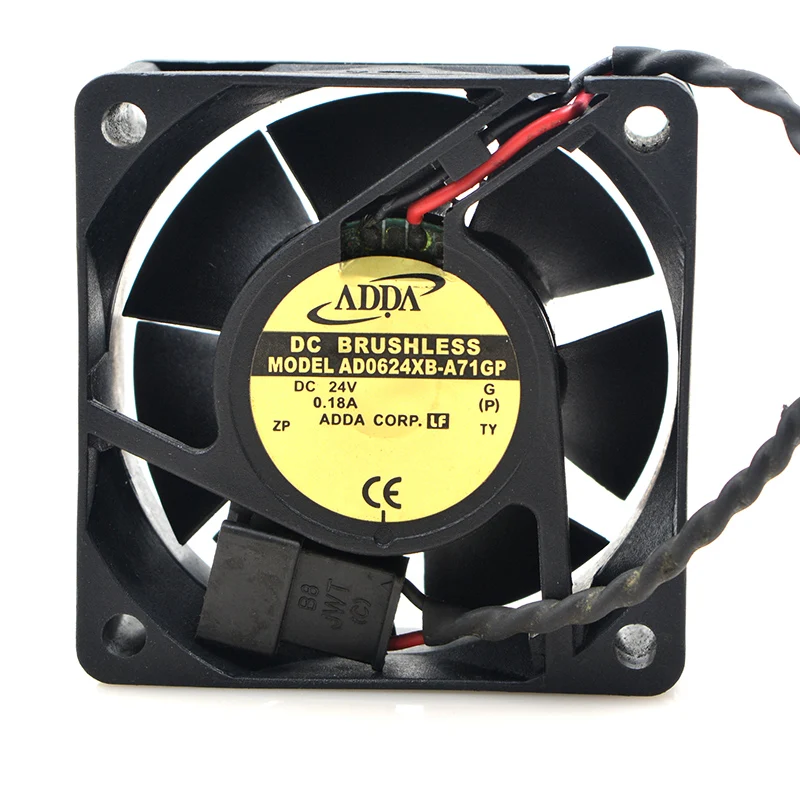 

Original ADDA AD0624XB-A71GP DC 24V 0.18A 4.32W 6025 60*60*25mm inverter server cooling fan