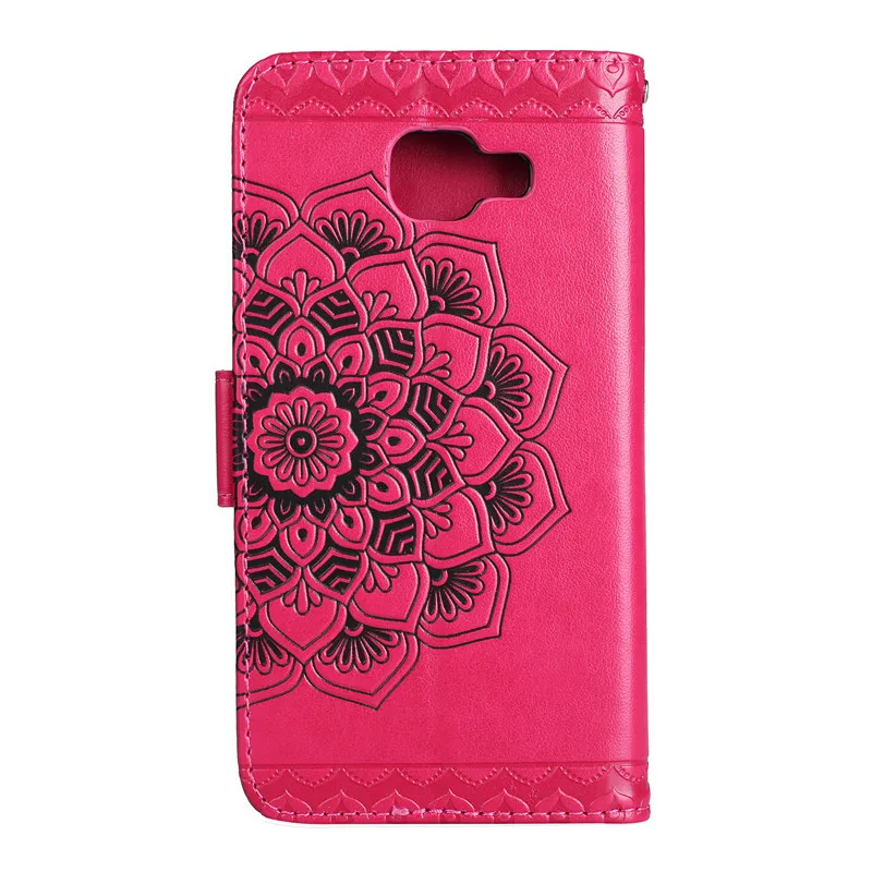 Роскошный цветок кожа флип Fundas бренд Чехол для Coque Samsung Galaxy A3 A310 sm-a310f A5 A510 sm-a510f крышка чехол