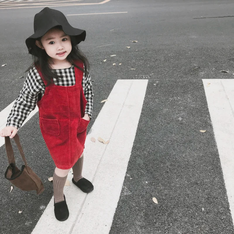 Daiyi Весна новое поступление плед хлопок Длинные рукава крутая футболка для Обувь