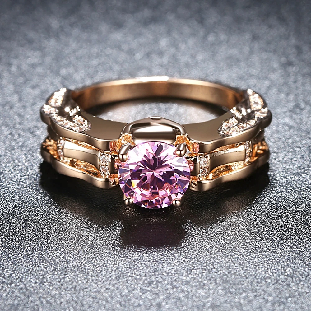 Серебряное кольцо оптом серебряное Ювелирное заводская цена розовое Золотое
