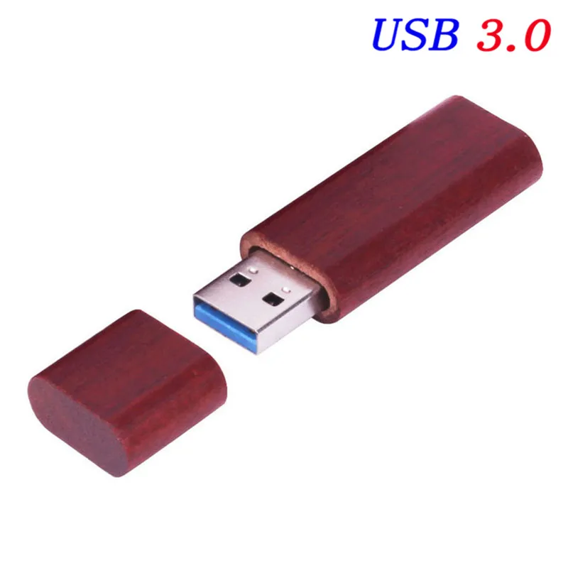 JASTER USB 3,0 высокоскоростной деревянный USB флеш-накопитель ручка драйвер деревянные чипы флешки 8 ГБ 16 ГБ 32 ГБ 64 Гб USB креативный персональный логотип - Цвет: rose wood