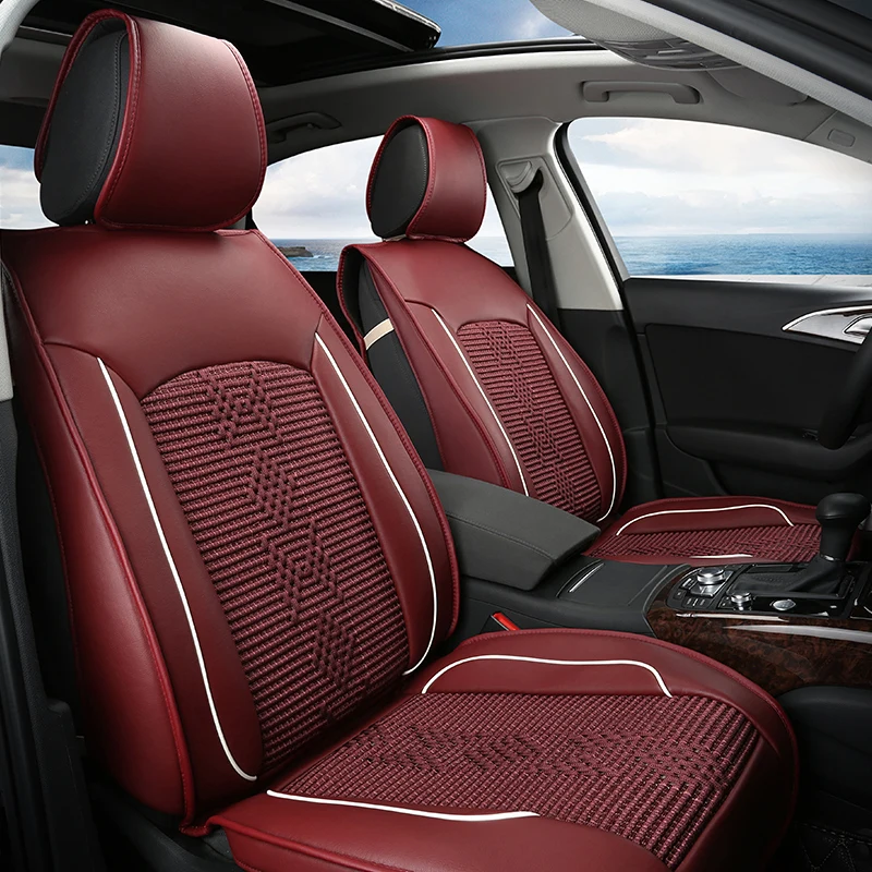 Car Seat Cover PU Leather Vehicle Support for BMW 3 Series E46 E90 E91 E92 E93 F30 F31 F34 F35 318i 320d 335i 320i E30 E36 | Автомобили и