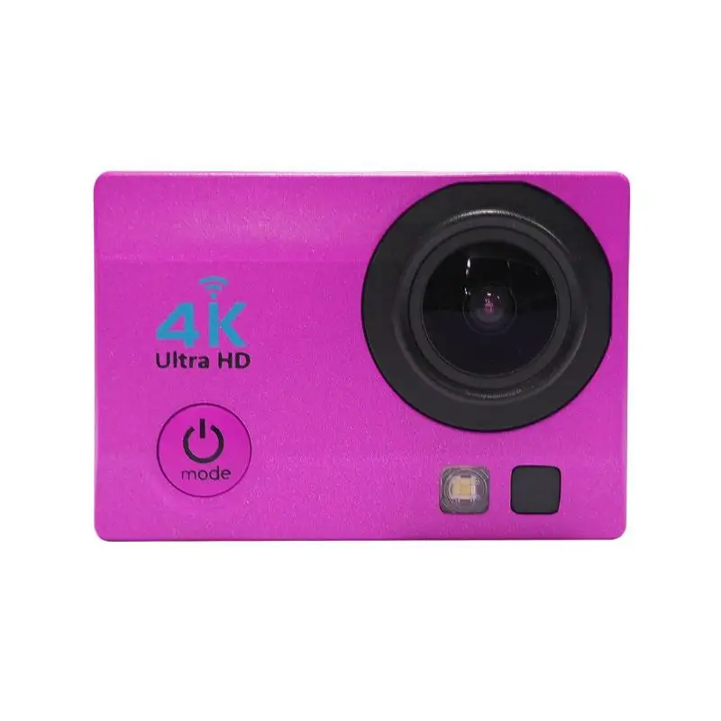 Розовый Спортивная экшн-камера 2,0 дюймов WiFi 720P Ultra HD Экшн-камера 30 м водонепроницаемый объектив 120 градусов Спортивная DVR видеокамера Gopro - Цвет: Розовый