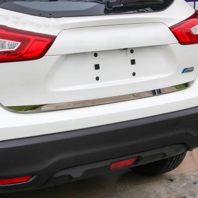 

Car Accessories For Nissan Qashqai j11 2014 2016 2017 2018 2019 Door Sticker Stainless Steel back door Tailgate Trim Car Sticker