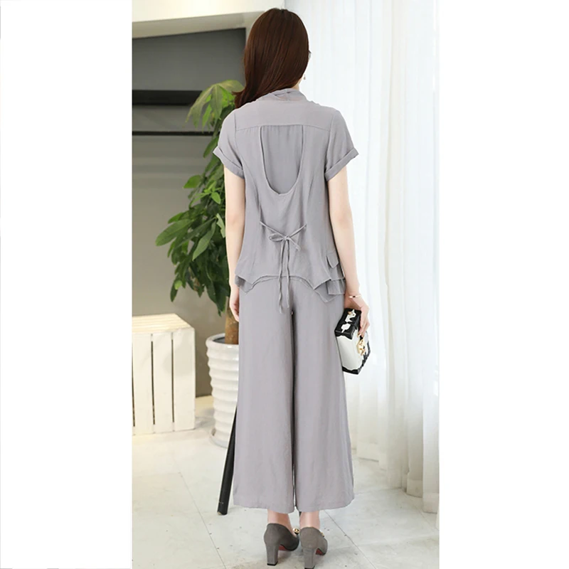 2019 новый летний женский комплект из 3 предметов платье для мамы среднего возраста