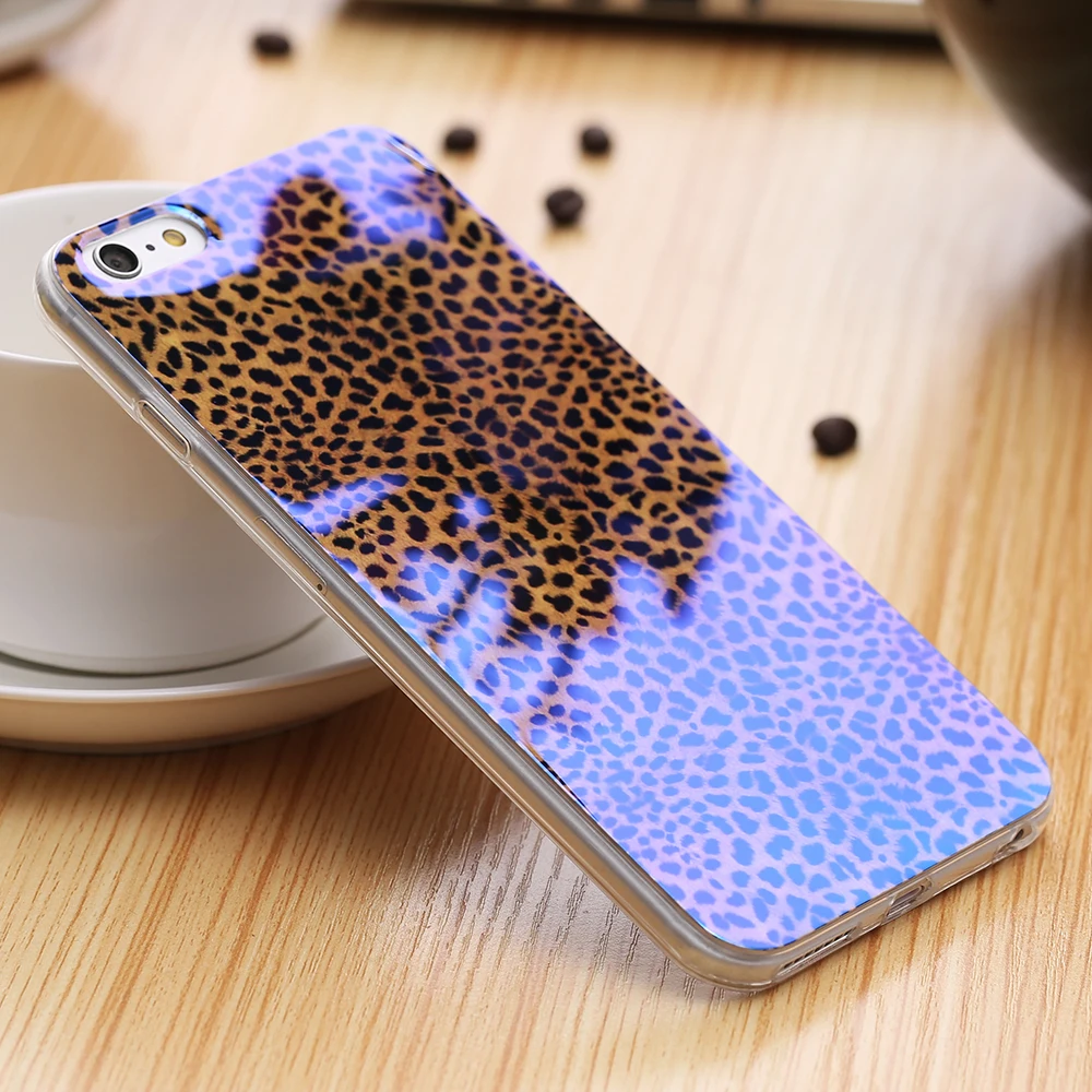 Kisscase синий свет Чехол для iPhone 5 5S se 7 8 6 6S Plus Blue Ray крышка чехол Мягкий гель ТПУ