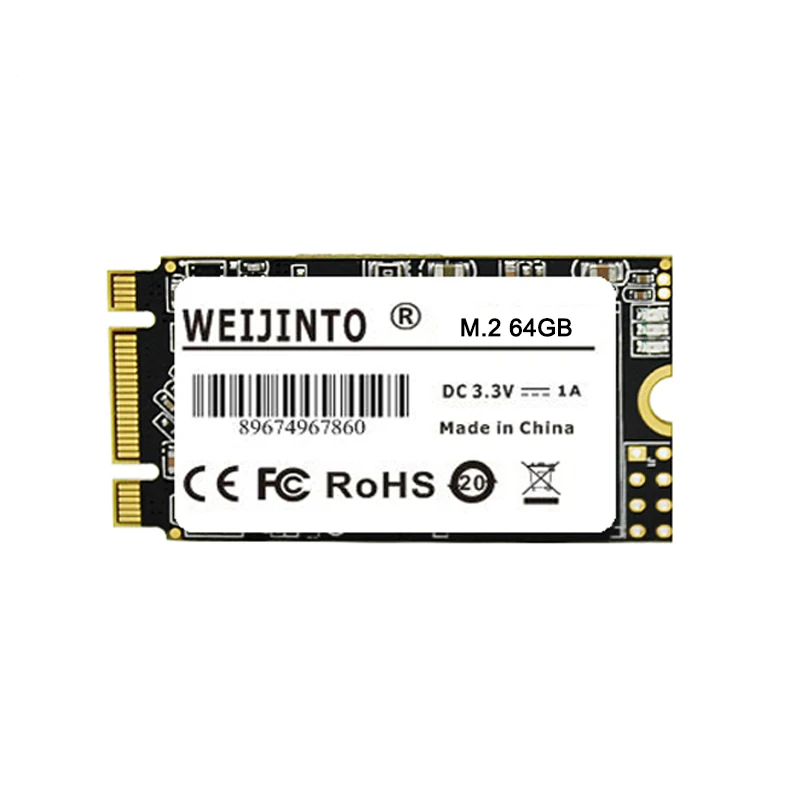 WEIJINTO NGFF M2 SATA SSD 256 ГБ 128 Гб 64 HDD 22*42 мм для M2|Внутренние твердотельные накопители (SSD)| |