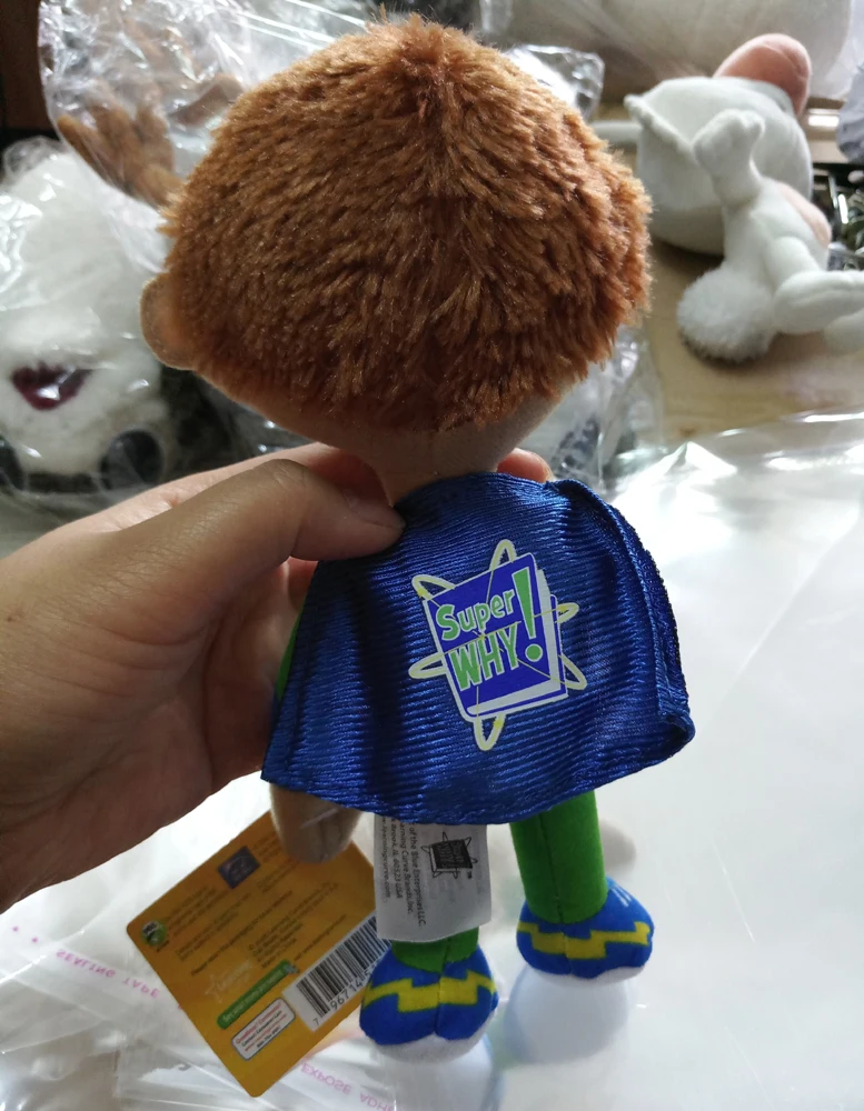 5 шт. супер Why Whyatt Wyatt Boy 9 дюймов плюшевый подарок на день рождения|super why plush|birthday