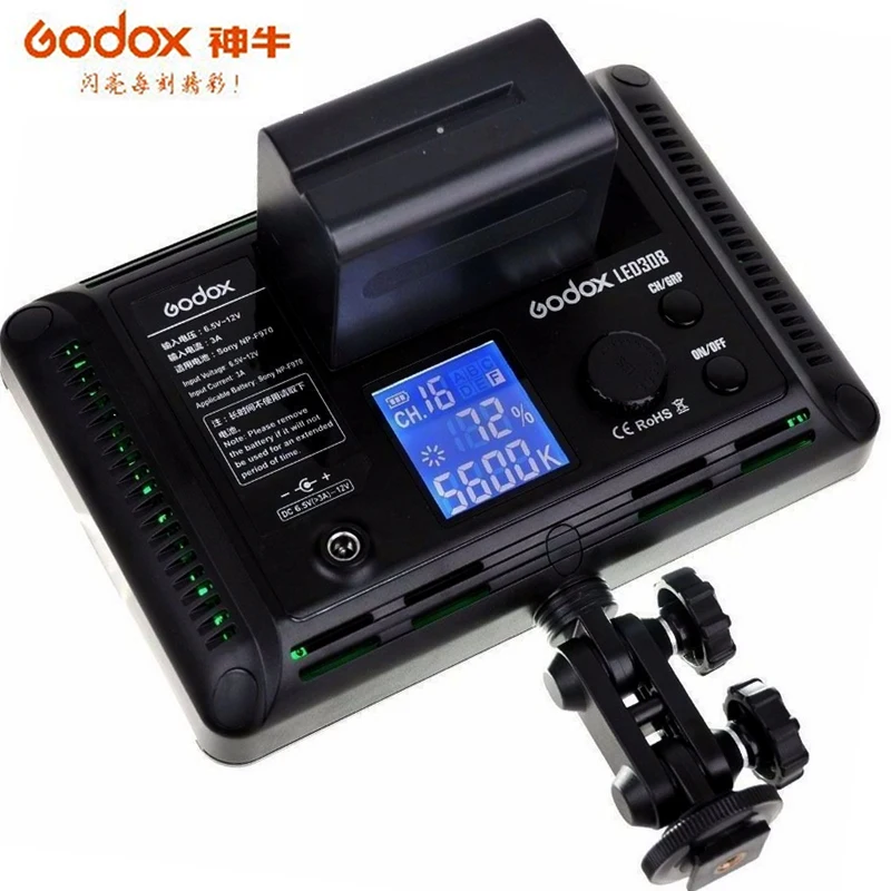 

Godox LED308C II 3300 ~ 5600K Canon Nikon Camera Camcorder DV