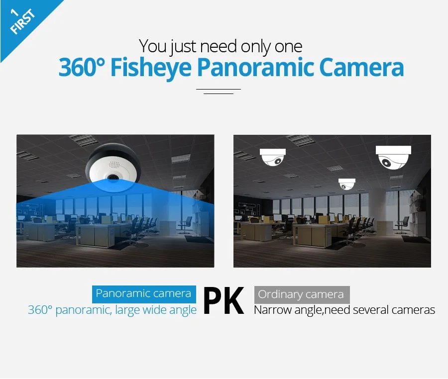 960 P IP Камера 360 панорамный дом безопасности Мини Wi-Fi P2P Fisheye Камеры Скрытого