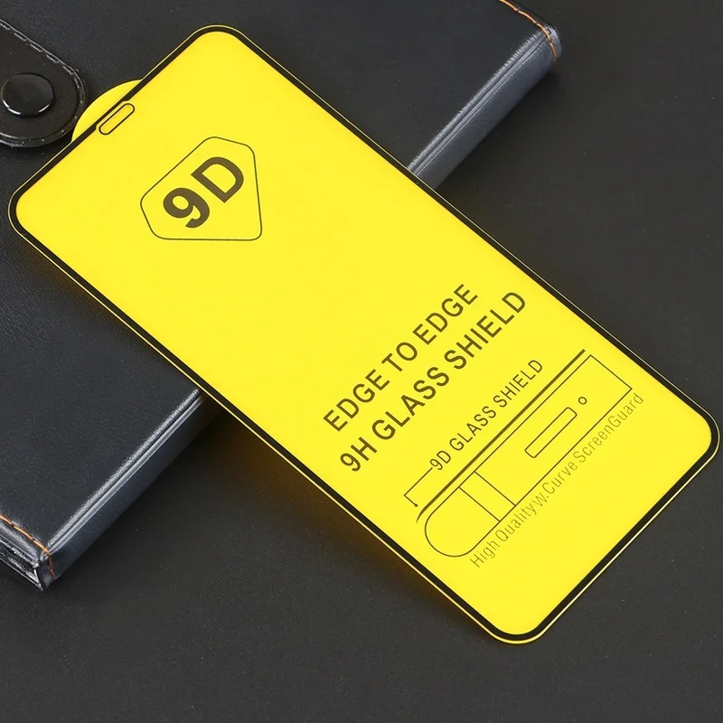 Защитная пленка из закаленного стекла 9D с полным клеем для iPhone 11 Pro Xs Max Xr X 8 7 6 6S Plus