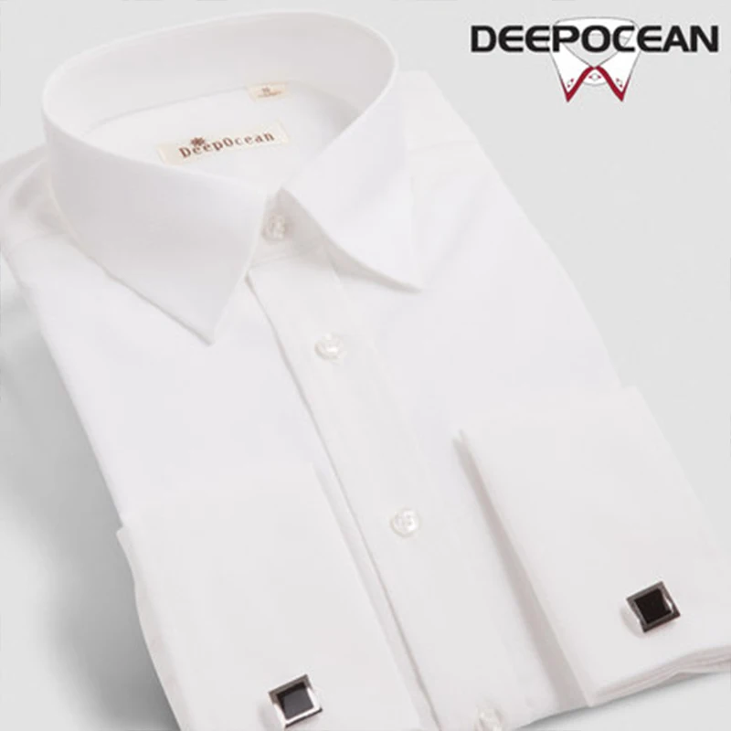 

Deepocean Men Plus Size Shirt Fashion Cotton Shirt Men Clothes Brand Clothing Casual Business Shirts for Men camisas de hombre