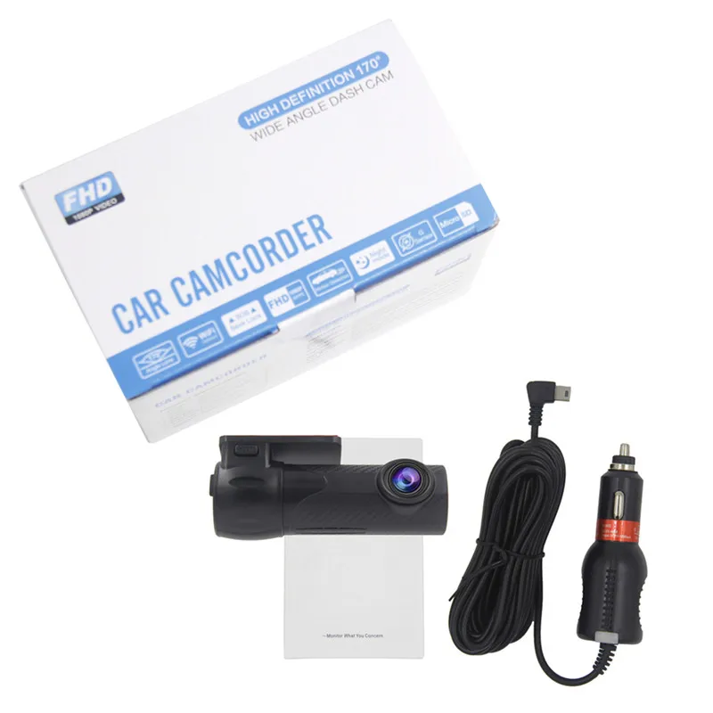 Мини автомобильная DVR камера Dashcam 360 WiFi умная Автомобильная 1080P видео регистратор g