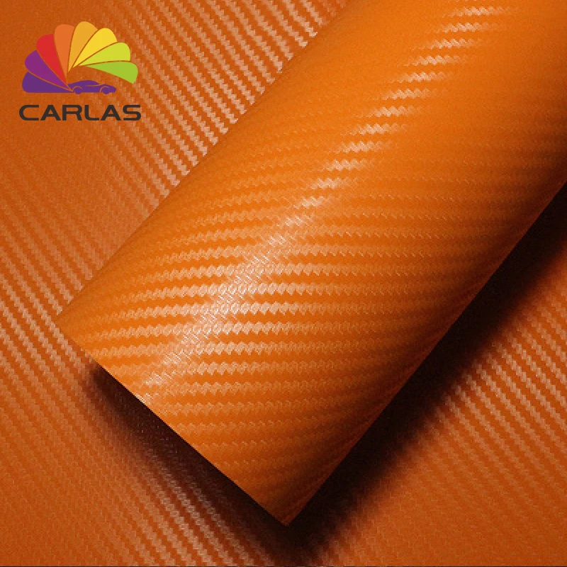 

30cmx127cm 3D Carbon Fiber Vinyl Car Wrap Sheet Roll Film Car stickers and Decals Motorcycle Car Styling Accessories Automobiles