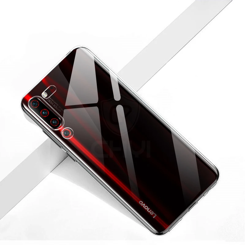 Chyi чехол для lenovo z6 pro Чехол прозрачная Мягкая силиконовая задняя накладка из ТПУ