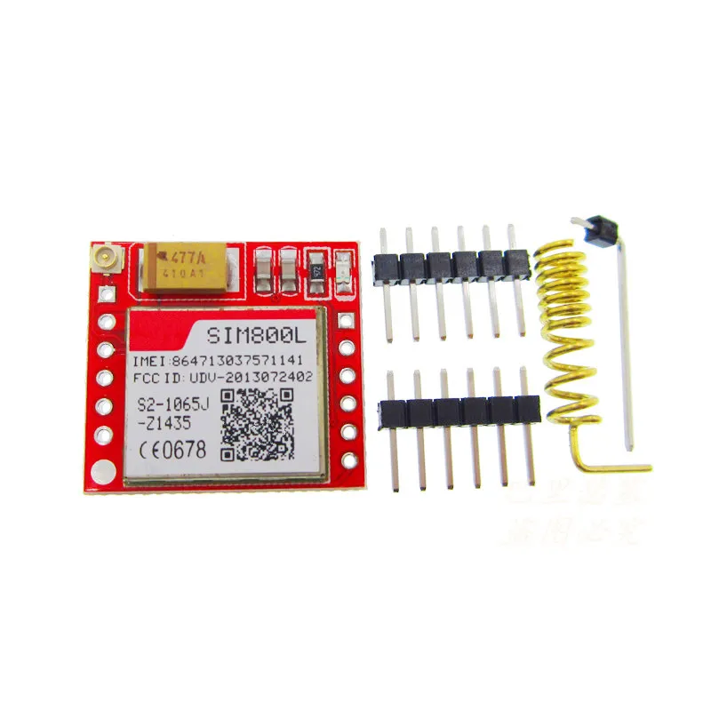 

5pcs/lot Smallest SIM800L GPRS GSM Module MicroSIM Card Core BOard Quad-band TTL Serial Port