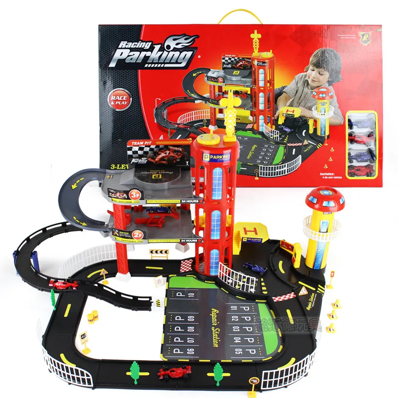 Детский центр по ремонту F1 сборная головоломка парковочная трасса стерео