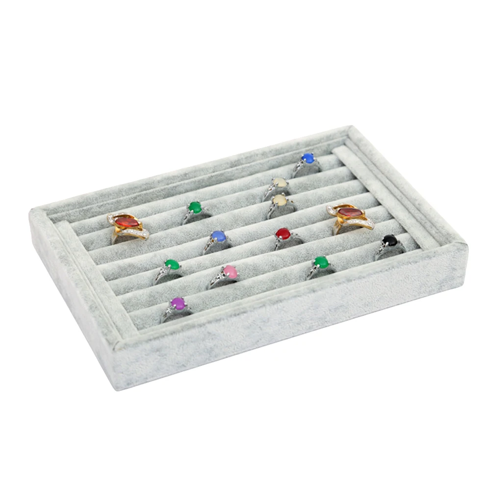 Бархатные кольца серьги шпильки для ушей органайзер подставка ювелирных изделий