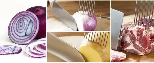 Кухонные гаджеты для овощей инструменты фиксации мяса держатель лука из