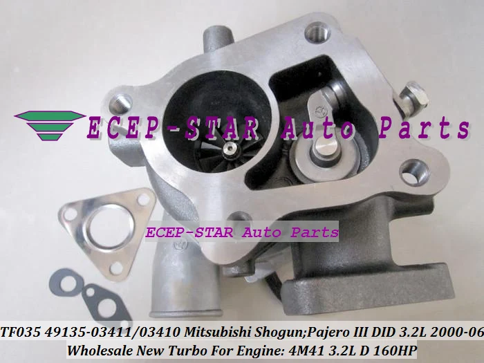 TF035 49135-03411 49135-03410 49135 03410 МЕ 203949 Турбокомпрессор для Mitsubishi Shogun 2002-06 Pajero III 2000-06 4M41 3.2L