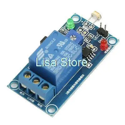 

Sensitivity Control Potentiometer Photoresistor Sensor Relay Module 1 Channel