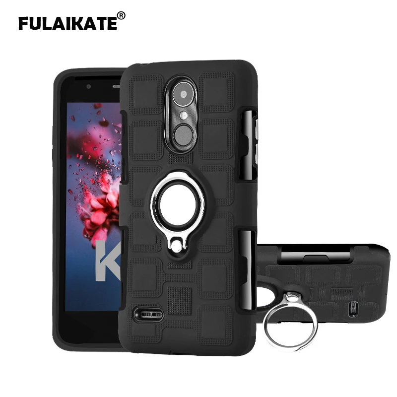 FULAIKATE чехол с кубиками льда для LG K8 2017 версия ЕС кольцевая подставка задняя крышка