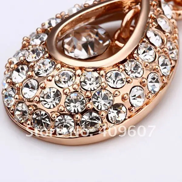 6pcs/lot mixed designs wholesale teardrop pendant crystal diamond necklaces jewelry for women free shipping L18KN023 | Украшения и