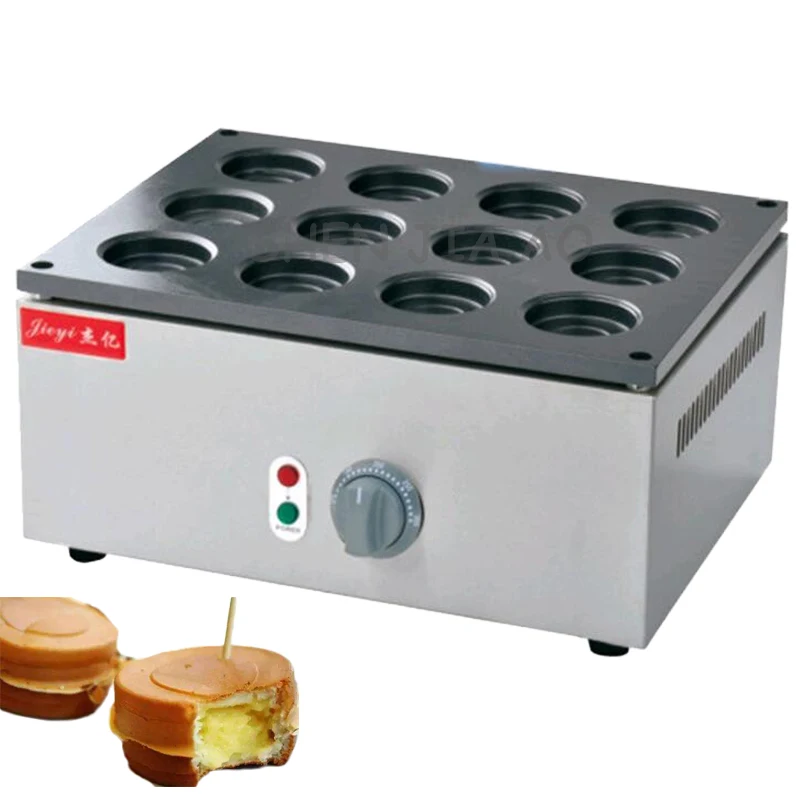 Bestellen 12-löcher Elektrische Rote Bohnen Grill FY-2230A Desktop Elektrische Rad Brot Kuchen Maschine Rot Bean Brot Grill Maschine 220 V 2800 W 1 PC