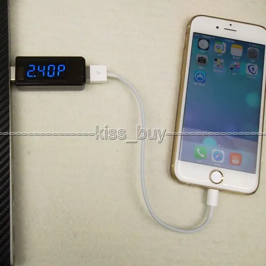 Цифровой светодиодный USB Вольтметр/амперметр/измеритель мощности/аккумулятор