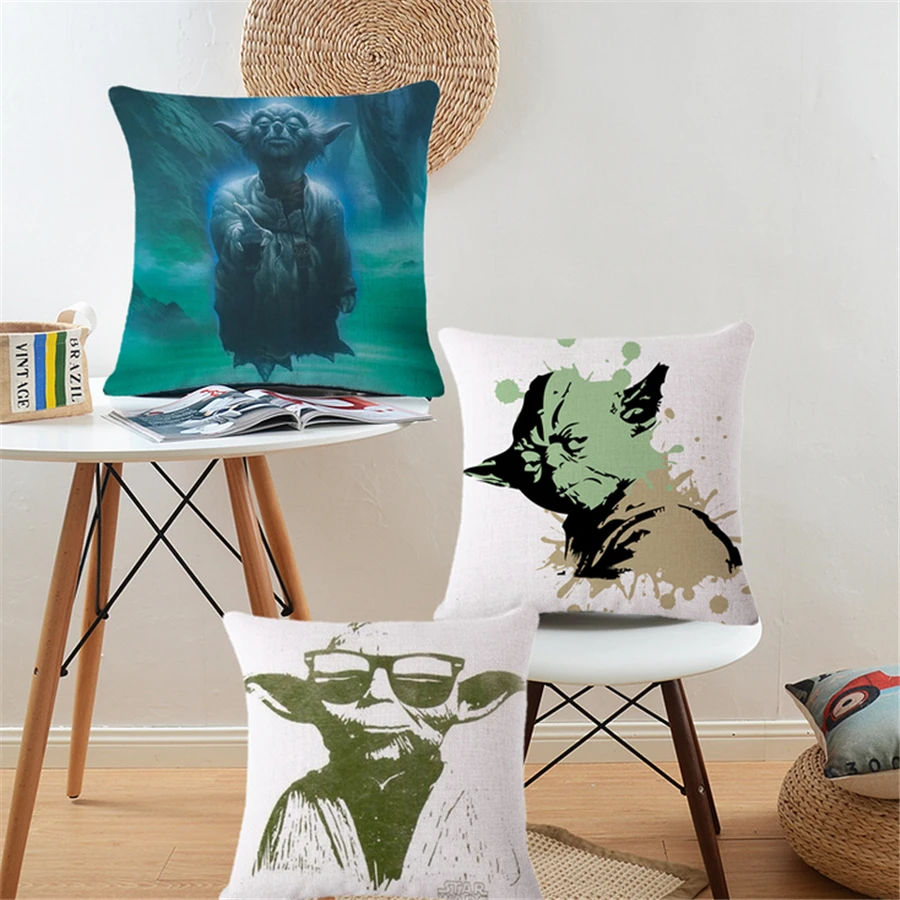 Хлопок лен квадрат Голливуд фильмы Звездные войны декоративная наволочка кресло