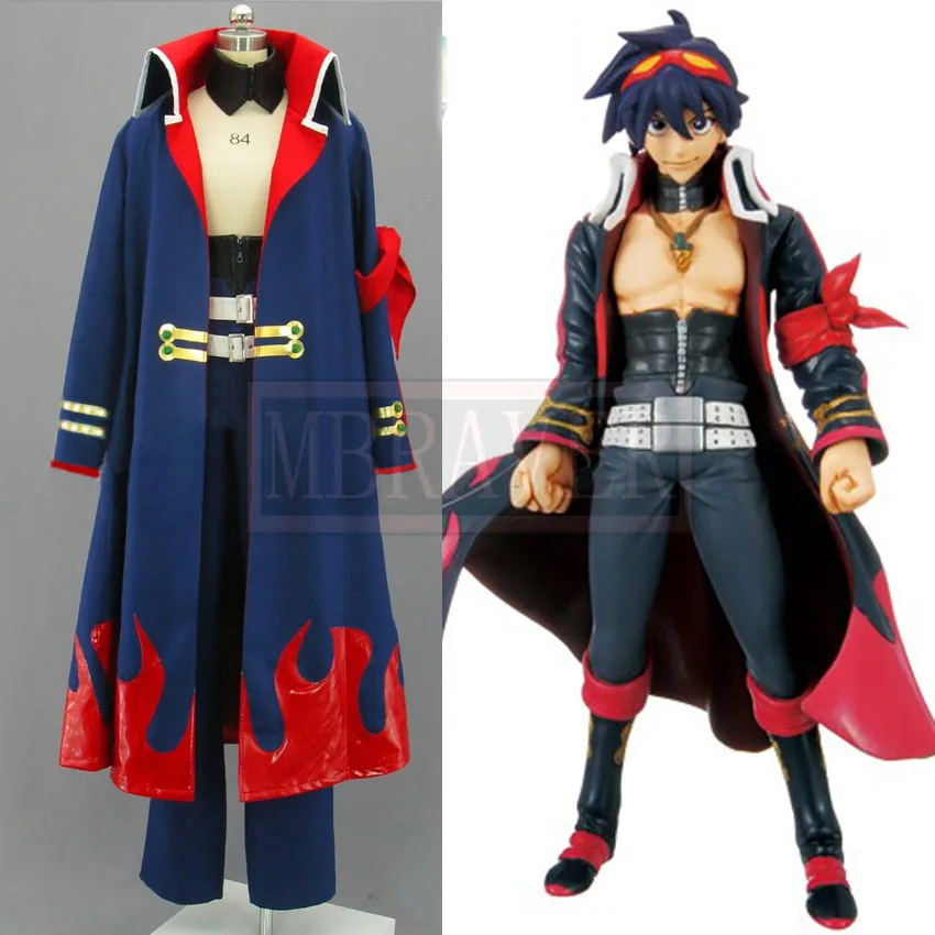 Костюм для косплея из японского аниме Tengen Toppa Gurren Lagann Simon | Тематическая одежда и