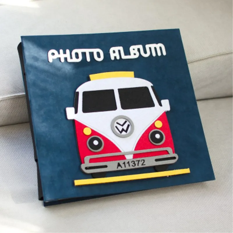 Самоклеящийся мультяшный альбом для выращивания ребенка ручной работы 14