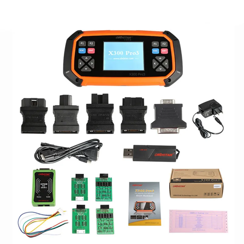 

Original OBDSTAR X300 PRO Auto Key Programmer Pin Code Odometer Correction EEPROM Adapter EPB ABS Full Set Diagnostic Tool