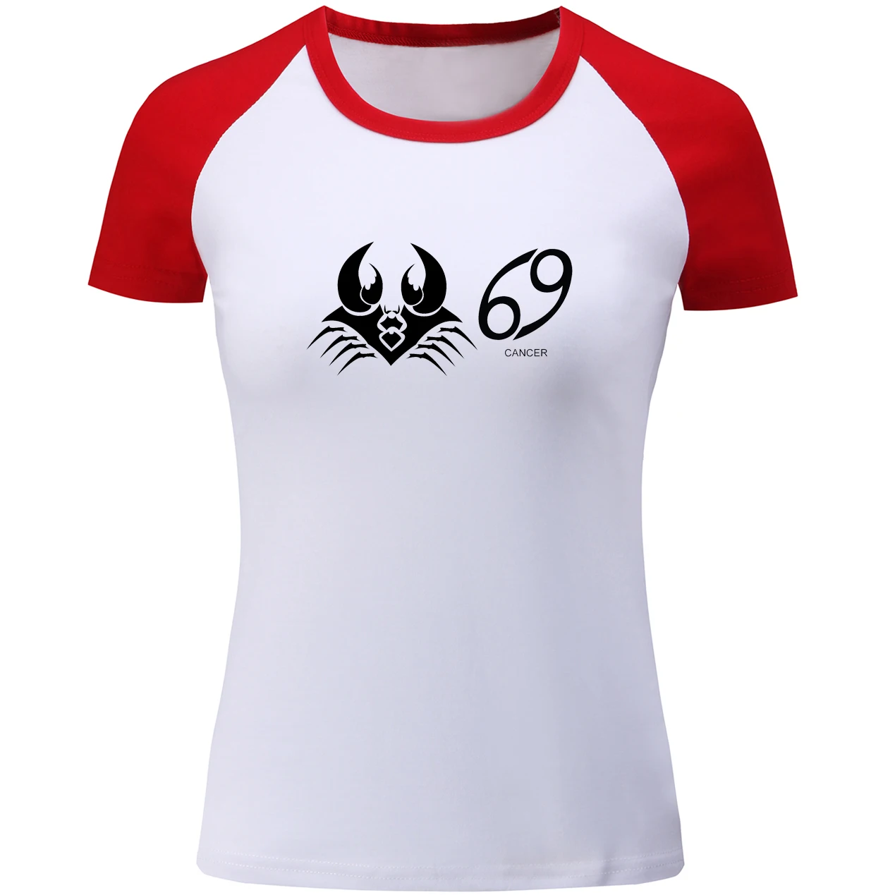Женская футболка для девушек с созвездиями раком стрельцом символом Козерога из