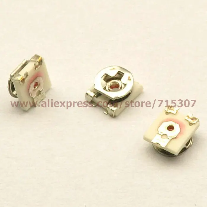 PHISCALE 50 шт. 3*3/3x3 smd потенциометр регулируемый резистор 20K 20% допуск|resistor 20k|resistor