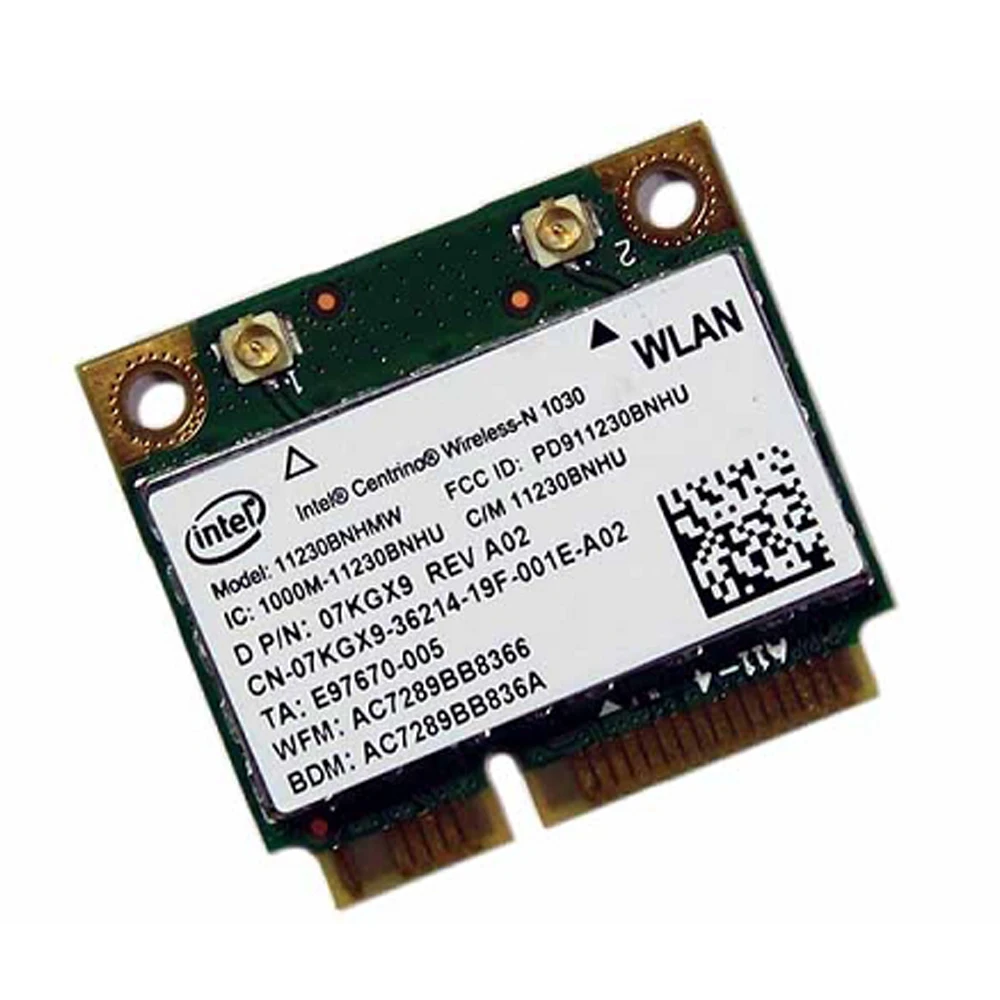 Int Centrino Wireless N 1030 WiFi беспроводная карта 11230BNHMW для серии N5110 D P/N: 07KGX9|wireless card|wifi