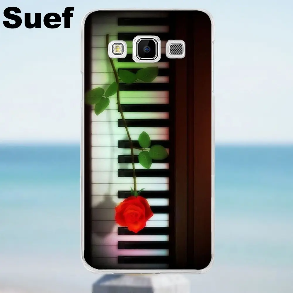 Suef ТПУ чехлы радужные 3d клавиши пианино Tumblr Вдохновленный для Galaxy Alpha Core Prime Note 2 3 4