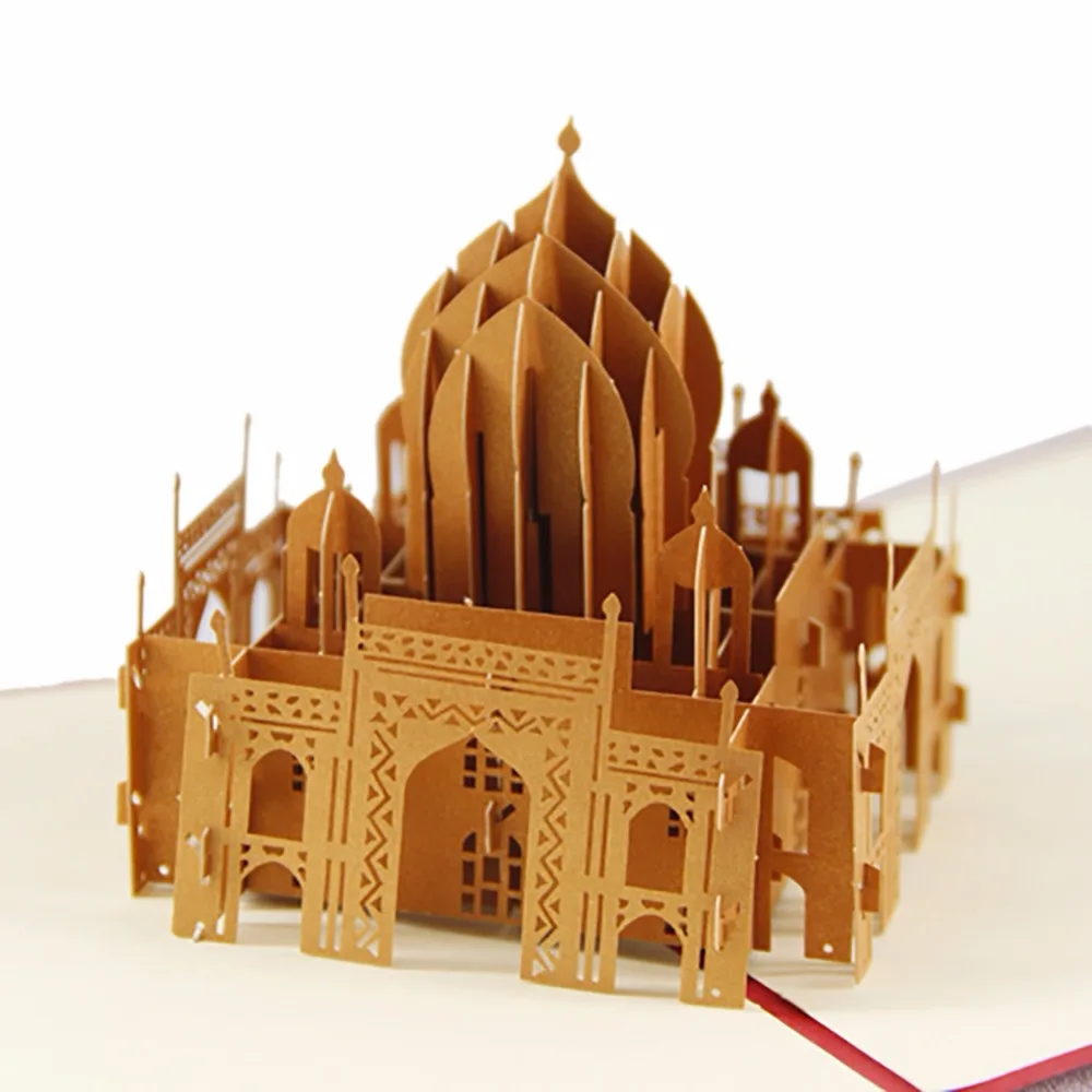 Новые 3D ручной работы бумажные пользовательские поздравительные открытки