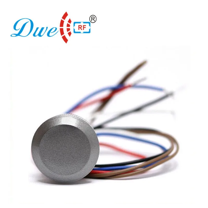 Sliver DWE CC RF контроля картридеры 12В РФ id мини wiegand 26 карты для контроля доступа rfid считыватель 125 кГц с 3 ярлыки бесплатно - Цвет: Sliver