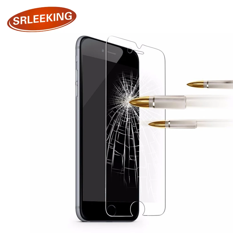 SRLEEKING для iphone 7 пленка из закаленного стекла 0,26 мм Защитная стеклянная пленка для экрана для Apple iphone 7 стекло 4,7 дюйма Бесплатная доставка