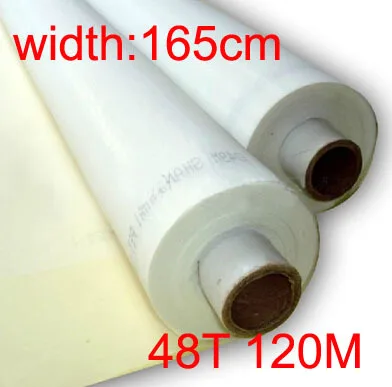 

Free shipping 5 meters (5 yards) Cheap and discount 165cm width 48T 120M polyester silk screen printing mesh 165cm width