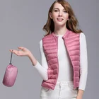 Женский короткий жилет, белый офисный жилет без рукавов, зимний жилет 2020