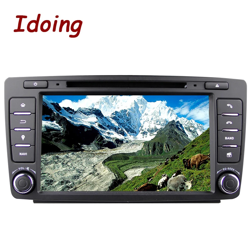 Idoing 4GB + 64G Руль 2Din Android для Skoda Octavia 2 2009 2015 автомобильный DVD мультимедийный плеер