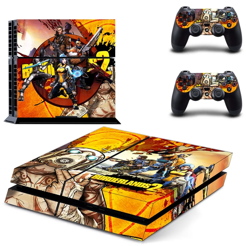 Виниловые наклейки для игровой консоли и 2 контроллеров PS4|Наклейки| |
