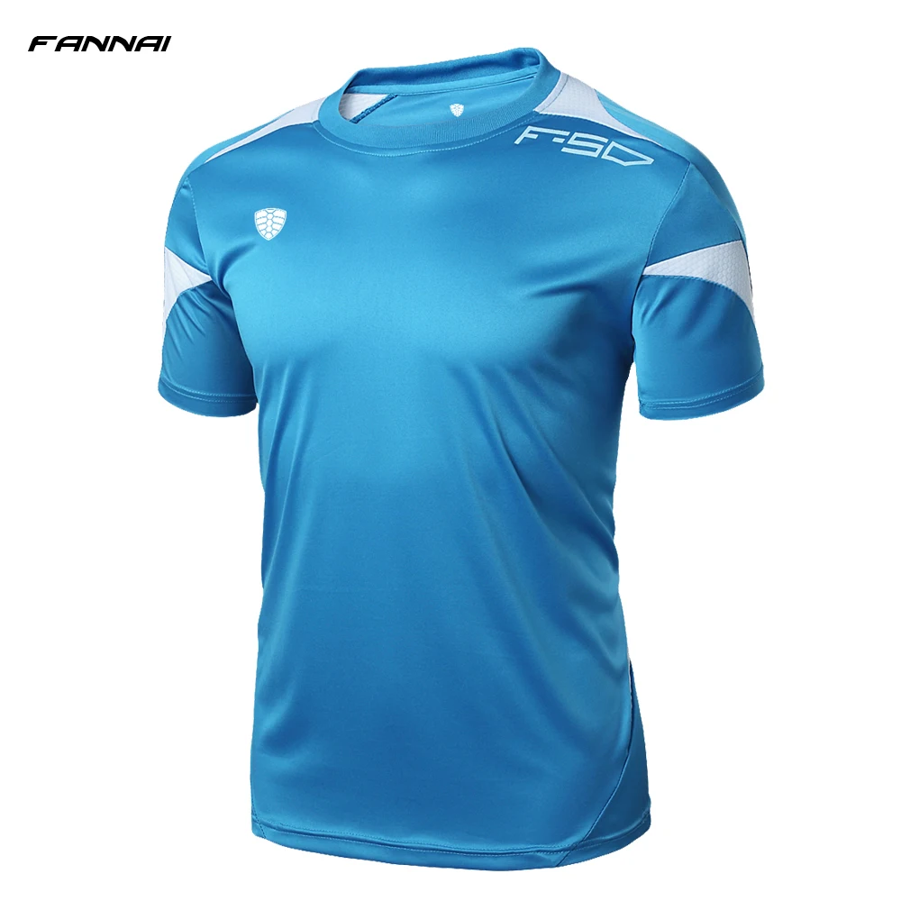 Мужская футболка с круглым вырезом летняя для бега и фитнеса коротким рукавом