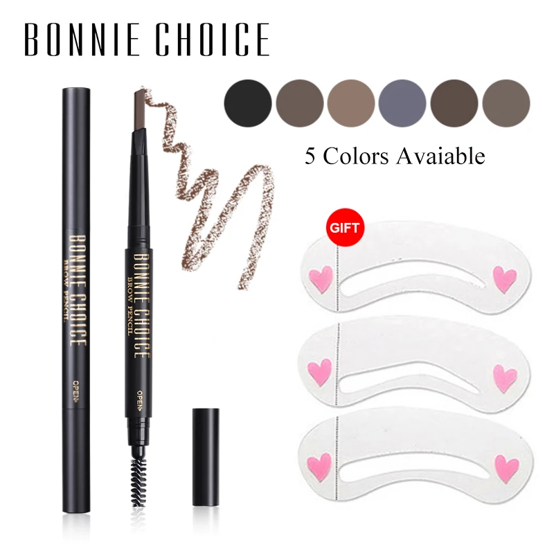 Карандаш для бровей BONNIE CHOICE долговечный водонепроницаемый автоматический